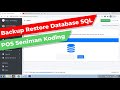 POS Seniman Koding V6 - Fitur Backup Restore Database SQL