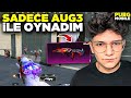 SADECE AUG İLE OYNAMA CHALLENGE !! | PUBG MOBİLE