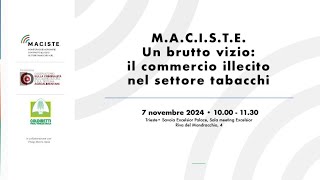 Piergiorgio Marini - Progetto M.A.C.I.S.T.E. (Trieste 7.11.2024)