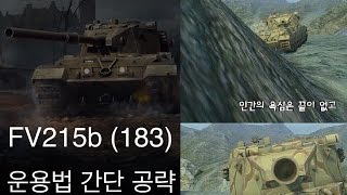 강력한 한방의 FV215b (183) 간단 운용법 공략