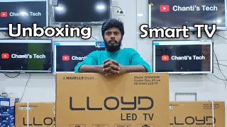 LLOYD L32HS680B 2023 || 32 Inch Webos Smart Tv Unboxing And Review || Complete Remote Demo