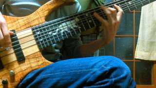 Rings of Saturn - SEIZED AND DEVOURED intro on bass