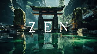 Japanese Zen Music | Jade Temple with Water, Flute and Wind Chime Sounds