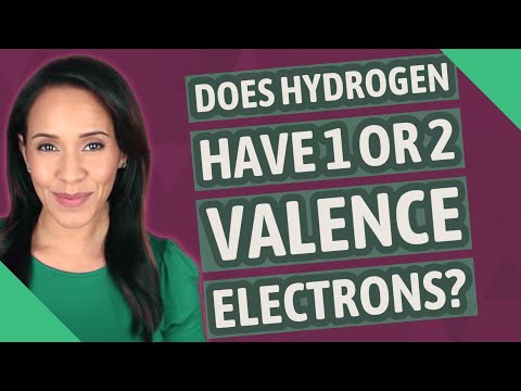 Why can hydrogen only hold 2 valence electrons?