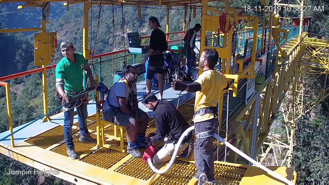 Bungy Jumping @ Rishikesh, Jumpin Heights, India's Highest Bungy ...