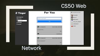 Project 4 - Network | Harvard CS50's Web Programming with Python and JavaScript