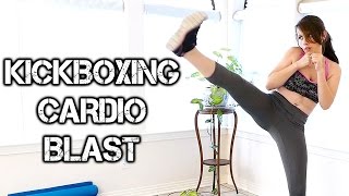 12 Minute Kickboxing Cardio Fat Blast Workout! Metabolism Boost For Weight Loss