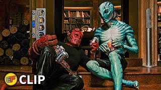 Hellboy & Abe Sapien Get Drunk Scene | Hellboy 2 The Golden Army (2008) Movie Cl