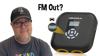 MONODEAL MD-602S Portable CD Player with FM Transmitter & Speakers! #cds #portable #audio