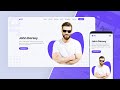 Complete Responsive Portfolio Website Using HTML & CSS & JavaScript