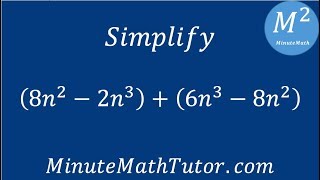 Simplify (8n^2-2n^3)+(6n^3-8n^2)