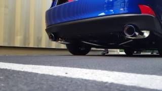 Tsudo Axleback Exhaust on a 2016 Lexus IS350 F-Sport