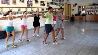 Zorba Dance rehearsal by Cultural Assoc. of Sinies, Corfu, Greece