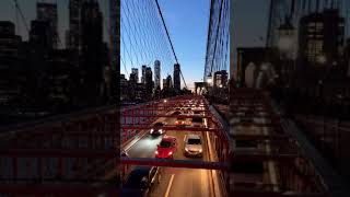 நியூயார்க்கில் ஓர் அழகிய இரவுப்பொழுது |Beautiful Brooklyn Bridge NewYork City | America