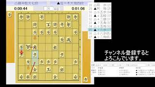 天才棋士の敗局（令和元年度12局中3局目）（対佐々木四段）