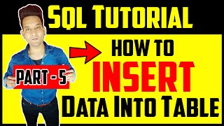 How to use Insert Into Command in SQL | Insert Data into Table | SQL Tutorial in Hindi