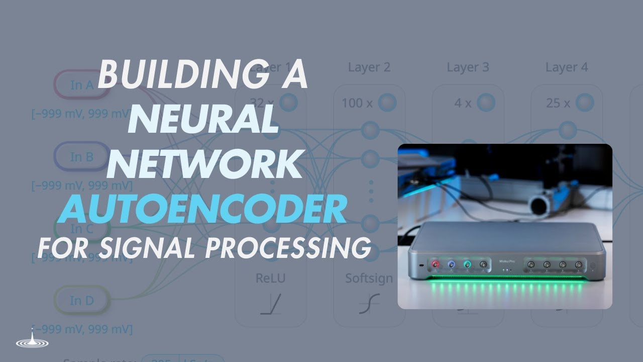 Building A Neural Network Autoencoder For Signal Processing Youtube