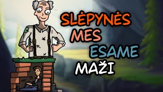 MINECRAFT MES ESAME MAŽI SLĖPYNĖS!