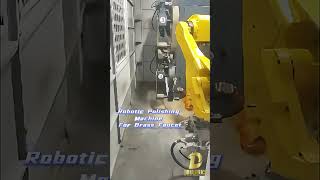 FUNAC robot polishing and grinding machine for brass faucet #AutoGrindingMachine #Faucet #Brass