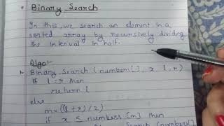 1. Binary Search Algorithm with example | Divide and Conquer method | Analysis of algorithms