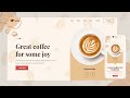 ☕ Responsive Coffee Shop Website Design Tutorial | HTML, CSS & JavaScript | Step-by-Step Guide