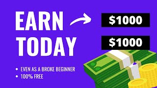 How to Earn $1000 Online Today Even As A Broke Beginner In 2021(MAKE HUGE MONEY ONLINE)