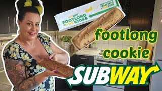 Anjas kök ♥ Subway footlong cookie