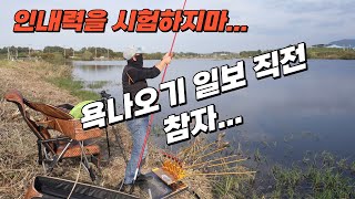 수심 3미터권 삭은 마름밭공략// 완전 반전  일단 이곳은 피하세요 #해도 해도 너무하네//나주 저수지#붕어낚시 #big fishing