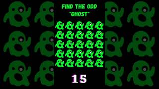 Find The Odd Ghost Out 🔍l Emoji Puzzle # 184 Test Your Eyesight 👀