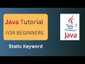 Java tutorial for beginners - Static keyword