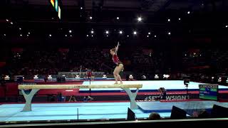 VOSS Sarah (GER) - 2019 Artistic Worlds, Stuttgart (GER) - Qualifications Balance Beam