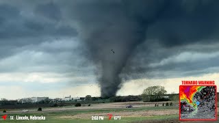 The Most Insane Tornado Chase Ever - Live As It Happened - 4/26/24