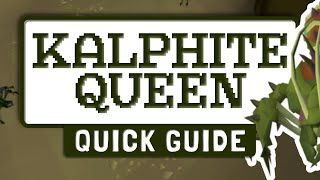 How to kill Kalphite Queen in OSRS || Quick guide for dummies