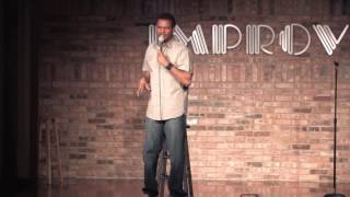 Comedian B. Cole stand up at the Improv