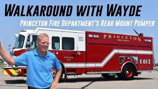 Princeton Fire Department's Rear Mount Pumper by CustomFIRE