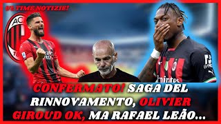 🚨 Ultime notizie! Milan, il rinnovo di Giroud e Leão è...  ⚽