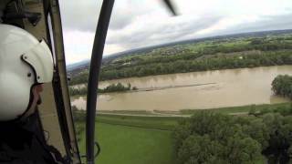 Hochwasser Rosenheim 01. \u0026 02.06.2013 aus Sicht eines Luftretters der Wasserwacht Bayern