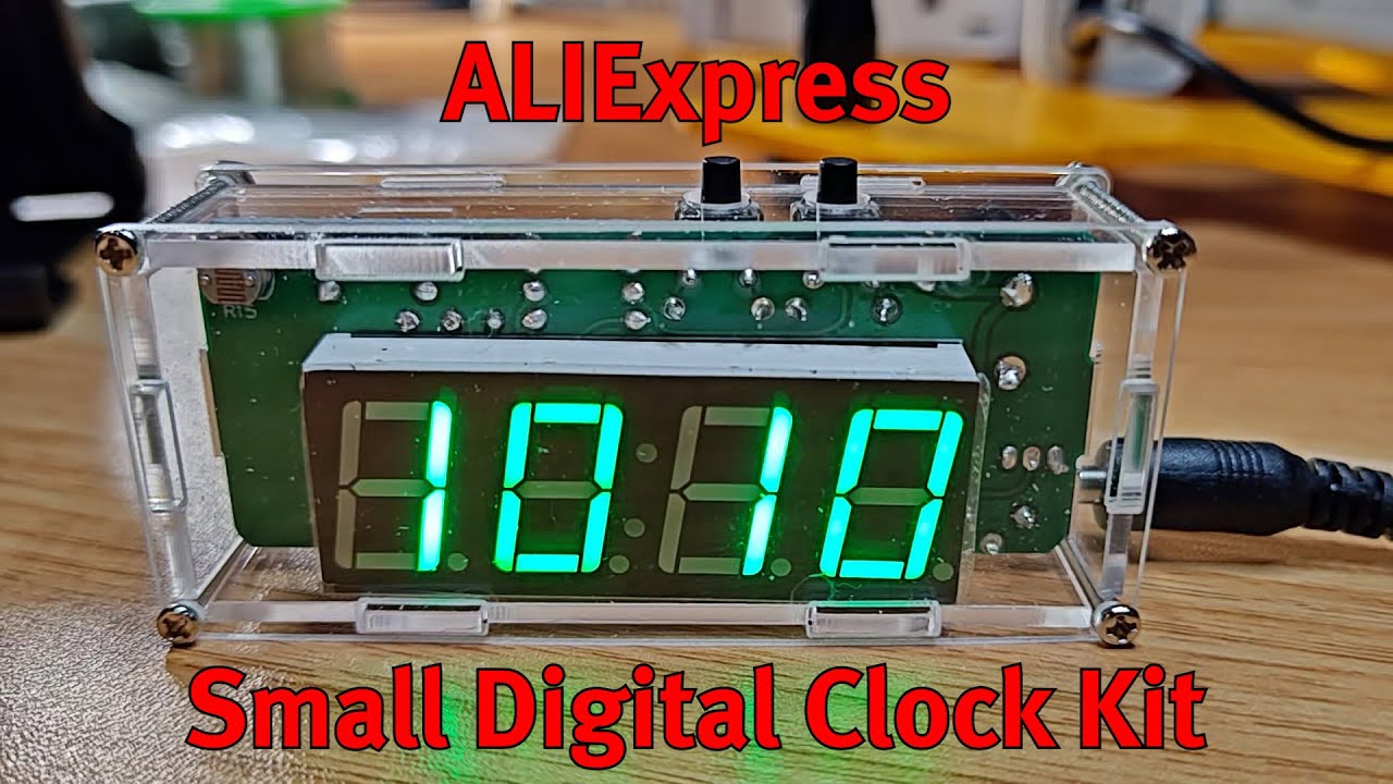 Digital Clock Kit Diy Youtube