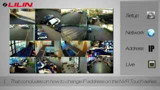 ENG | Basic NVR touch changing IP address tutorial