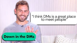 Nick Viall Says His Girlfriend Is a DM REPELLANT! | Down in the DMs | E! News