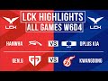 LCK Highlights ALL GAMES Week 6 Day 4 | LCK Summer Split 2024