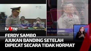 Ferdy Sambo Dipecat Secara Tidak Hormat | Kabar Pagi tvOne