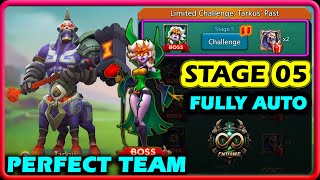 Lords Mobile Limited Challenge Tarkus Past Stage 5 Fully Auto | Vengeful Centaur Stage 5 Fully Auto