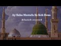 ay saba mustafa se keh dena slowed reverb slow full hafiz ahsan qadri tabrej official 313