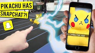 DO NOT SNAPCHAT PIKACHU AT 3 AM!! (HE GETS REALLY MAD)