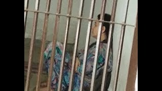 Panchkula Violence: CAUGHT ON CAMERA: Honeypreet sitting behind bars inside lock-up