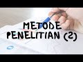 METODOLOGI PENELITIAN (2) -  FORMULATING RESEARCH PROBLEM