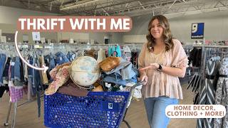 THRIFT + STYLE clothing + home decor for *summer* | Thrift With Me | Goodwill Haul