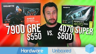 GeForce RTX 4070 Super vs. Radeon RX 7900 GRE, GeForce Premium Worth It?