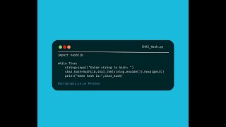 Python hashlib - SHA3 hash generator